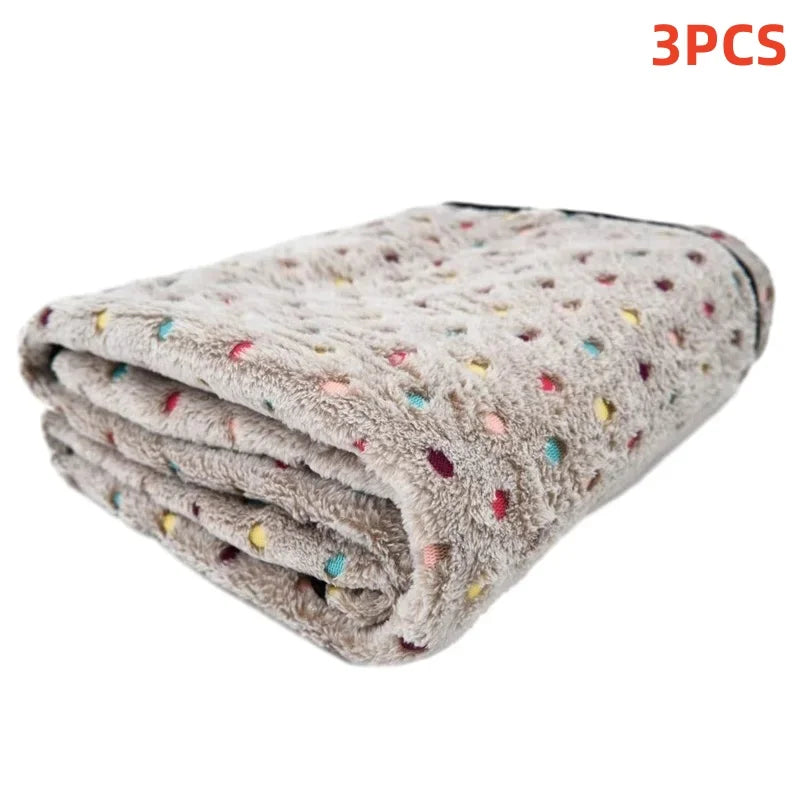 Soft Fluffy Pet Blanket (3-Piece Set)