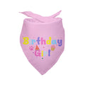 Bandana de Cumpleaños para Perros – Pañuelo Rosa 'Birthday Girl' para Fiestas Caninas