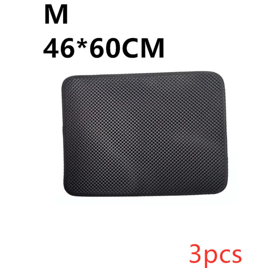 Double-Layer Cat Litter Mat