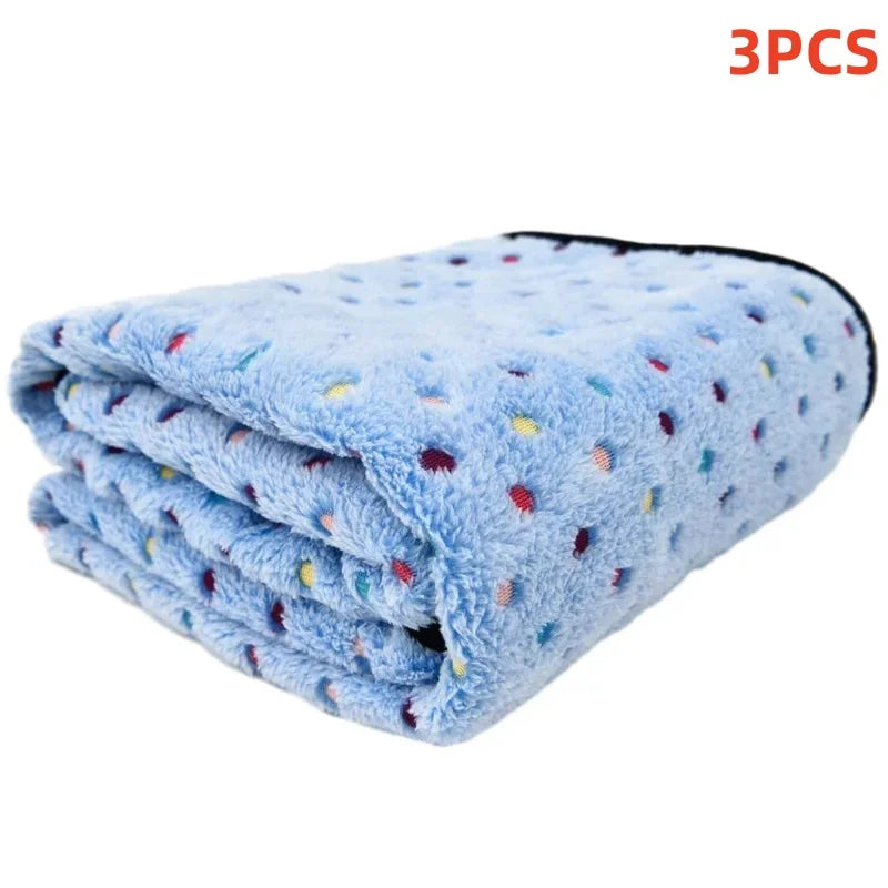 Soft Fluffy Pet Blanket (3-Piece Set)