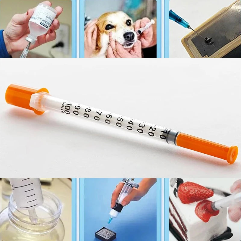 Pet Feeding &amp; Medication Syringe Set (20/50/100 pcs)