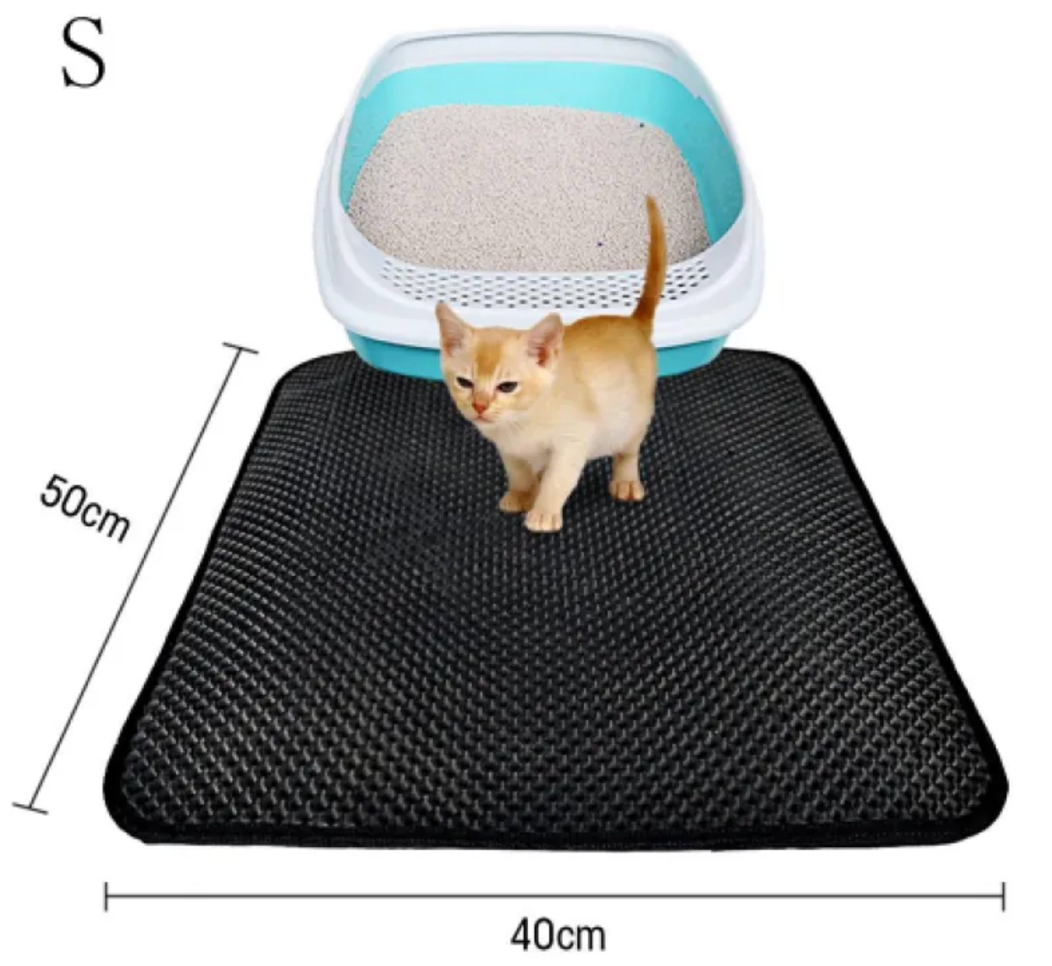 Double-Layer Cat Litter Mat