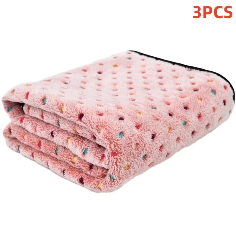 Soft Fluffy Pet Blanket (3-Piece Set)