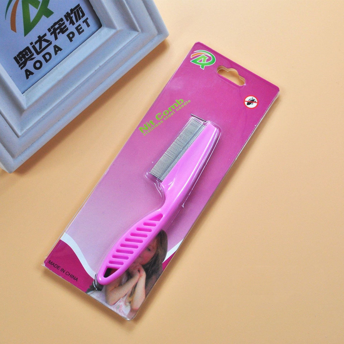 Fine Tooth Stainless Steel Flea Comb