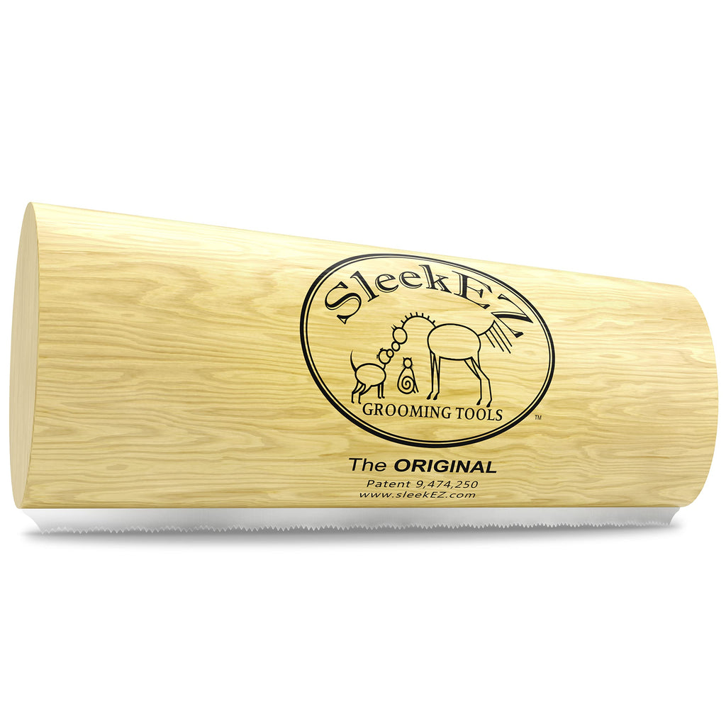 Cepillo de Aseo para Perros SleekEZ – Herramienta Deslanadora para Perros y Gatos