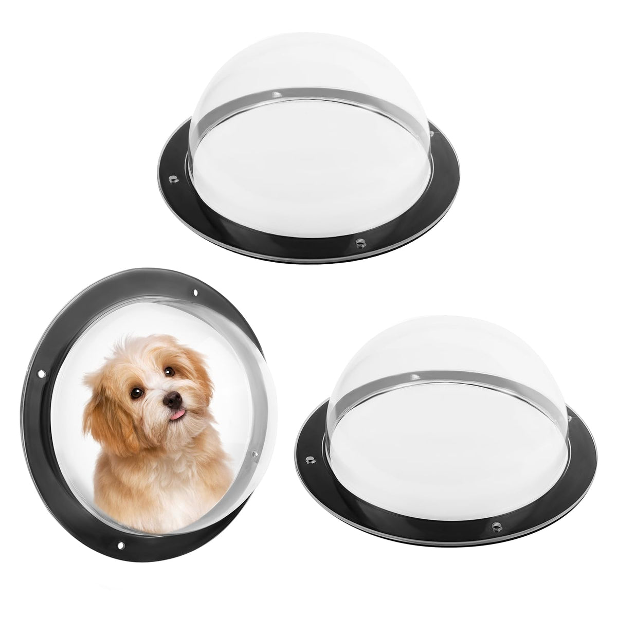 Clear View Dome Window Pet Fence (2-Pack)