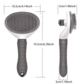 Soft Pet Grooming Brush & Massager for Dogs & Cats